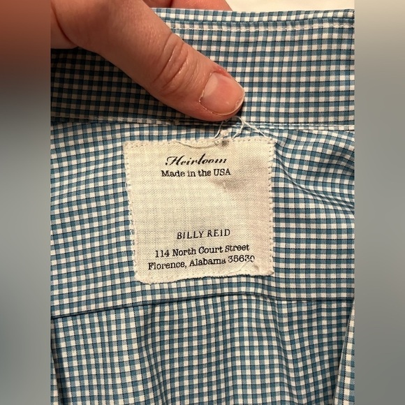 Billy Reid Button Down Shirt (Big and Tall?) - Picture 6 of 9